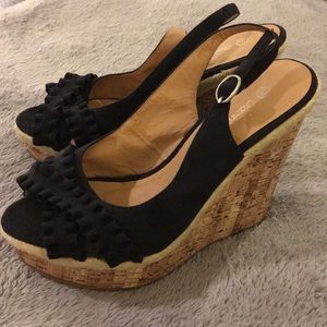 Charming Charlie Wedges- size 8.5
